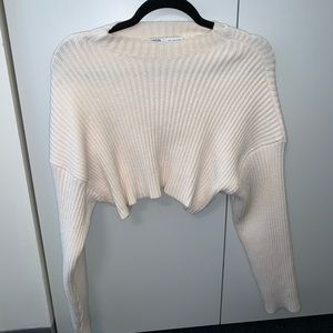 Zara cropped sweater